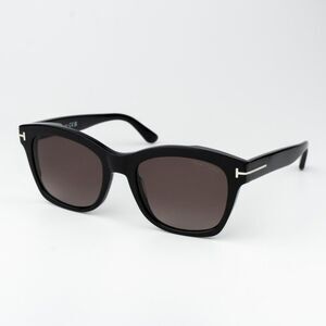 Tom Ford LAUREN-02 Men Sunglasses Black Gradient Burgundy Polarized Square